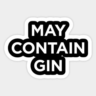 May contain Gin Sticker